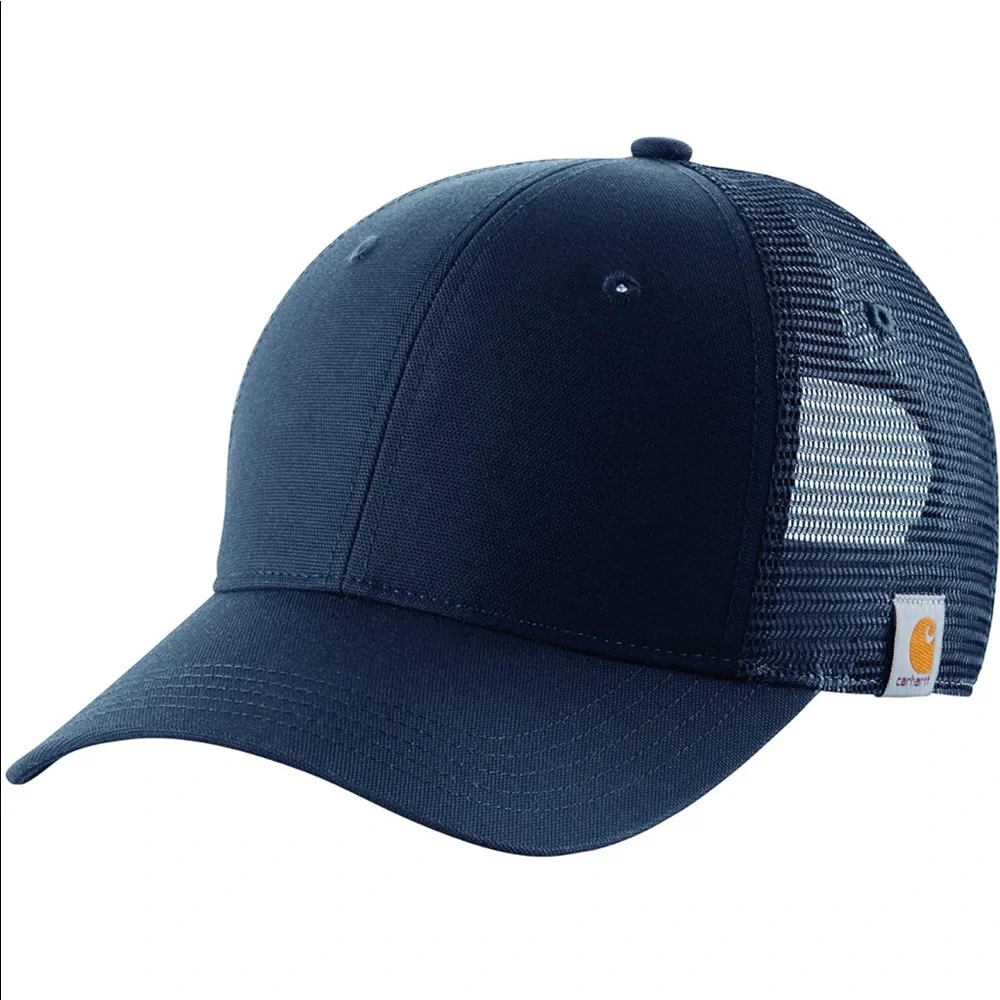 Men’s Navy Carhartt Trucker Hat (BRAND NEW)(NWT) - Picture 1 of 3